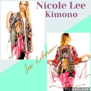 Nicole Lee Vivian Dreams Print Kimono